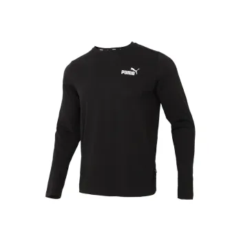 PUMA Essentials Long T Shirts Men Black