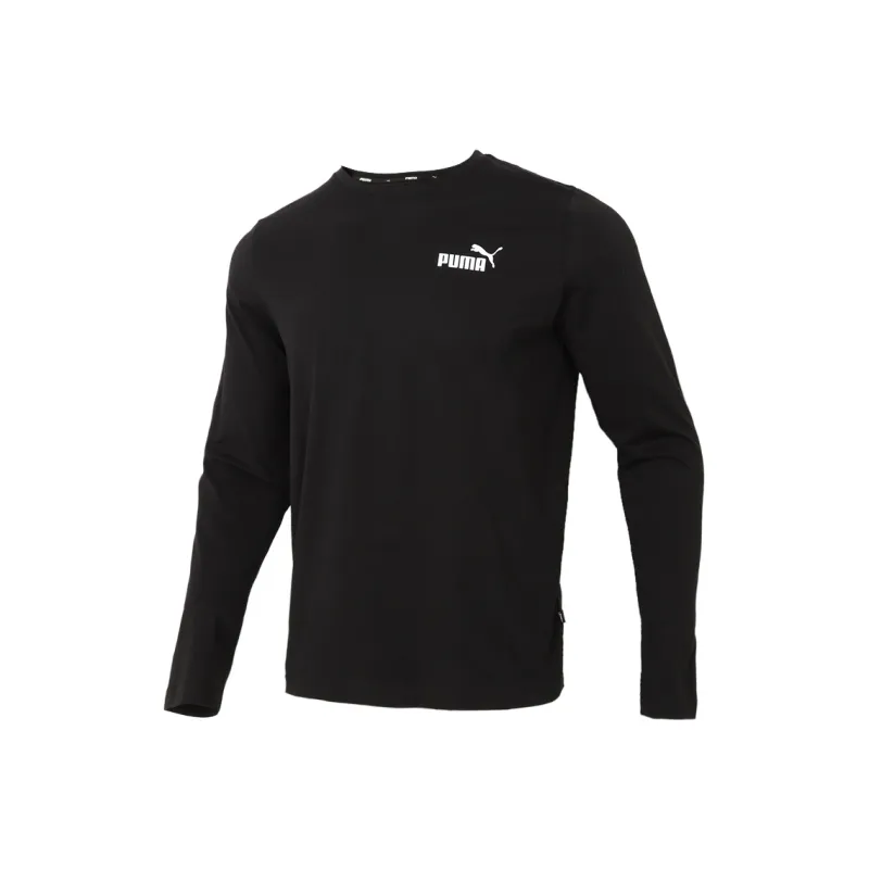 PUMA Essentials Long T Shirts Men Black-0