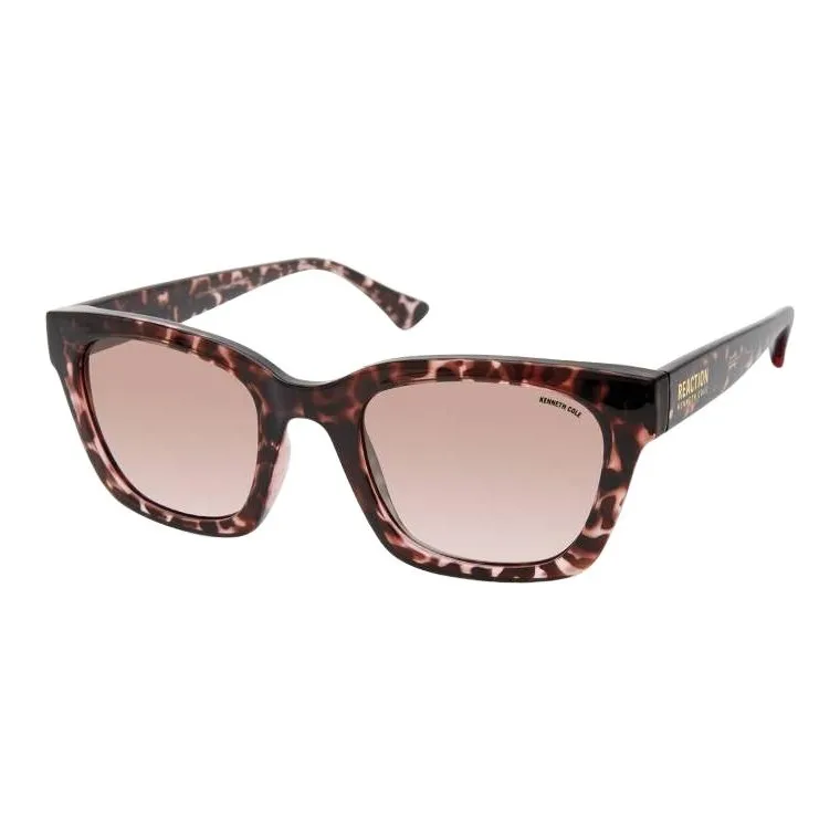 KENNETH COLE Resin Square Sunglasses Unisex Tortoiseshell-0