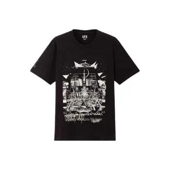 UNIQLO Nanzuka Neo miyage Straight T Shirt Unisex Black