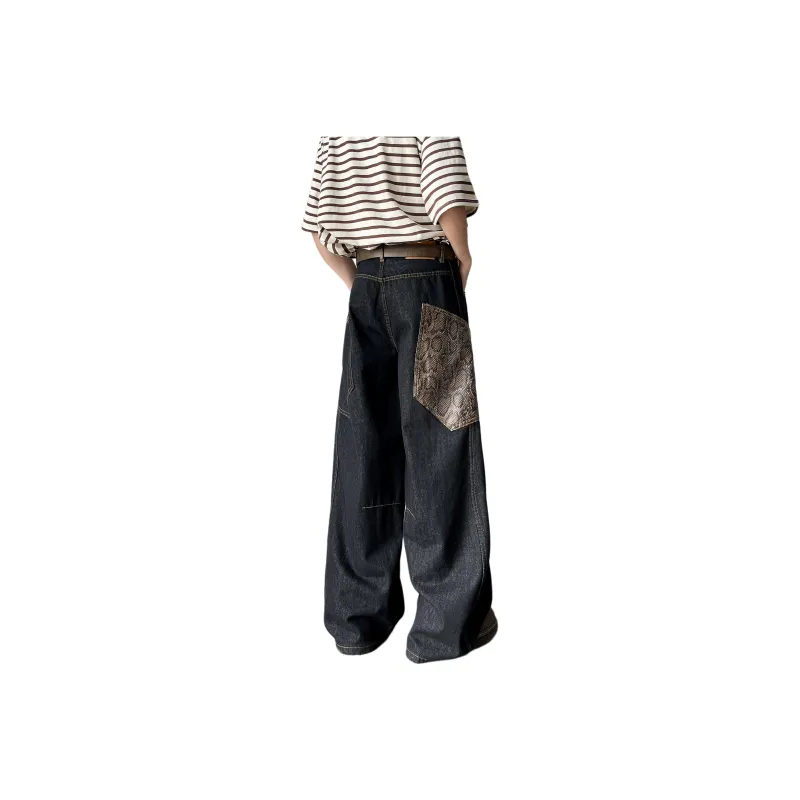 COMOWA Jeans Unisex Black-1