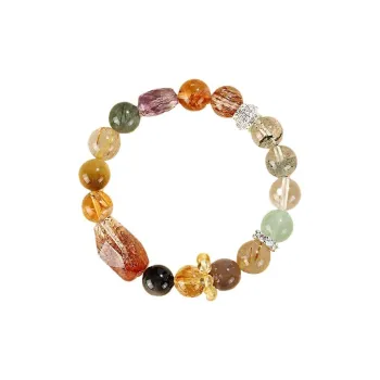 Old Fu Gold Crystal Bracelets Women's