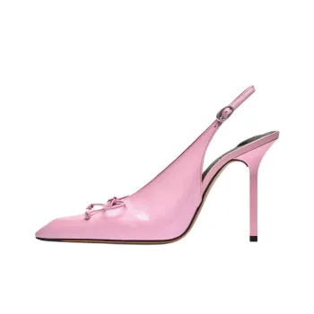 Jacquemus Cubisto Slim Heel High Heels 10cm Women's Pink