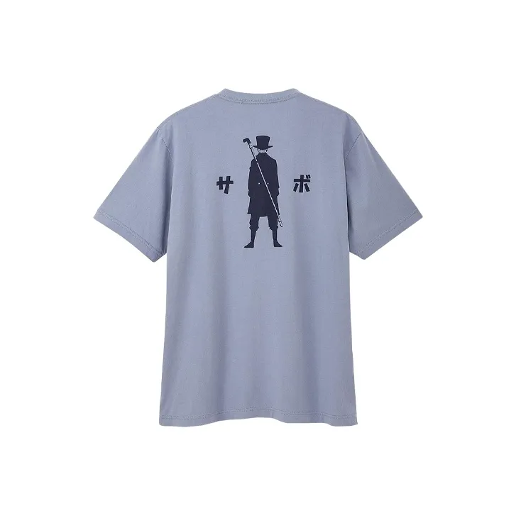UNIQLO x One Piece T Shirt Men's Pink Blue-0