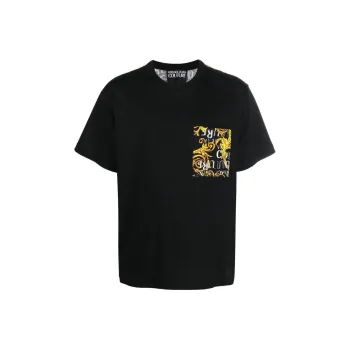 VERSACE JEANS COUTURE Baroque pattern Print Detail T shirt