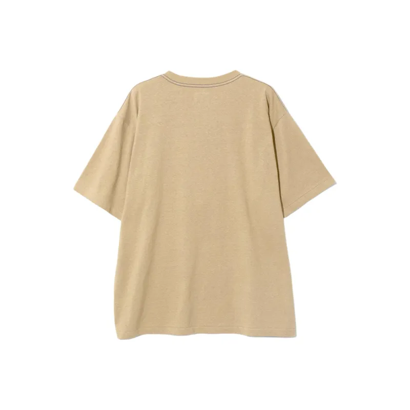 Needles SS25 T Shirt Unisex Khaki-1