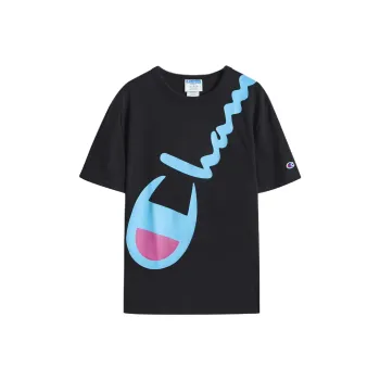 Champion T Shirt US Version Unisex Black