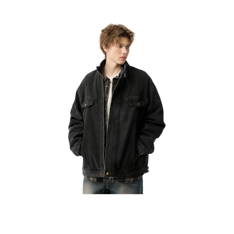 NEVER RULE Denim Jackets Unisex-0