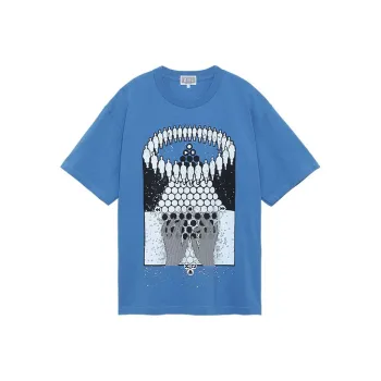 Cav Empt T Shirts Men Blue