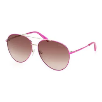 EMILIO PUCCI Metal Aviator Sunglasses Women's Pink
