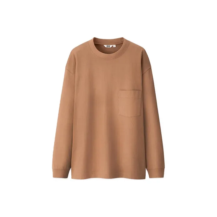 UNIQLO SS20 T Shirt Men's Camel-0