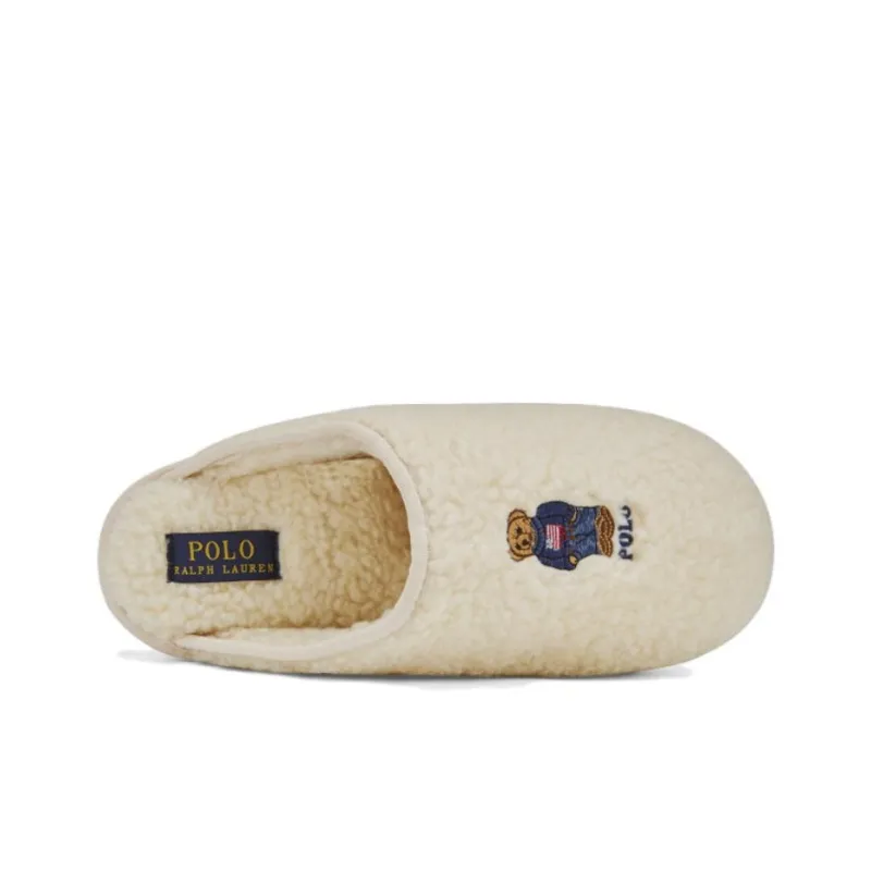 Polo Ralph Lauren Closed Toe Slippers Women's Ivory-2