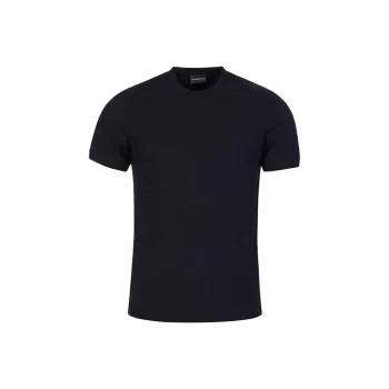 EMPORIO ARMANI Embossed Logo Cotton T shirt