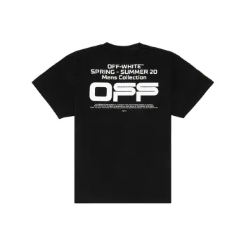 OFF WHITE Oversized Fit Wavy Line T Shirt