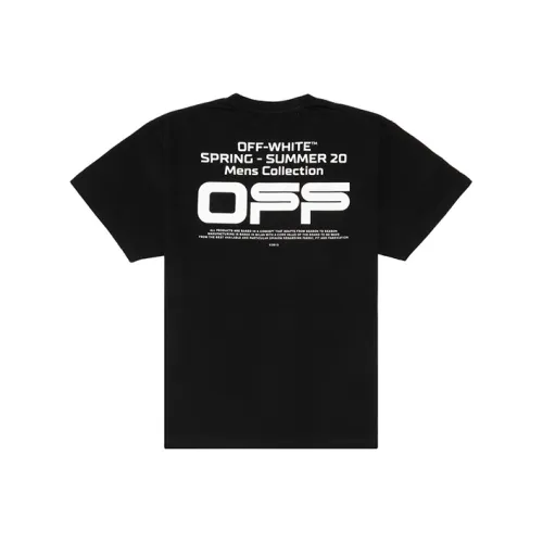 OFF WHITE Oversized Fit Wavy Line T Shirt
