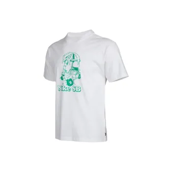 Nike SB Set in Sleeve T Shirt Men's White
