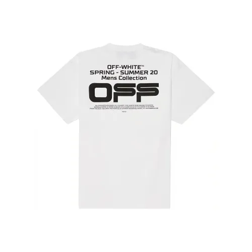 OFF WHITE Oversized Fit Wavy Line T Shirt