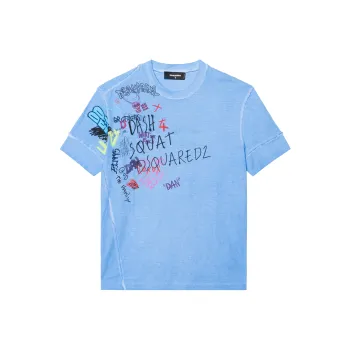 DSQUARED 2 T-Shirts Men Blue