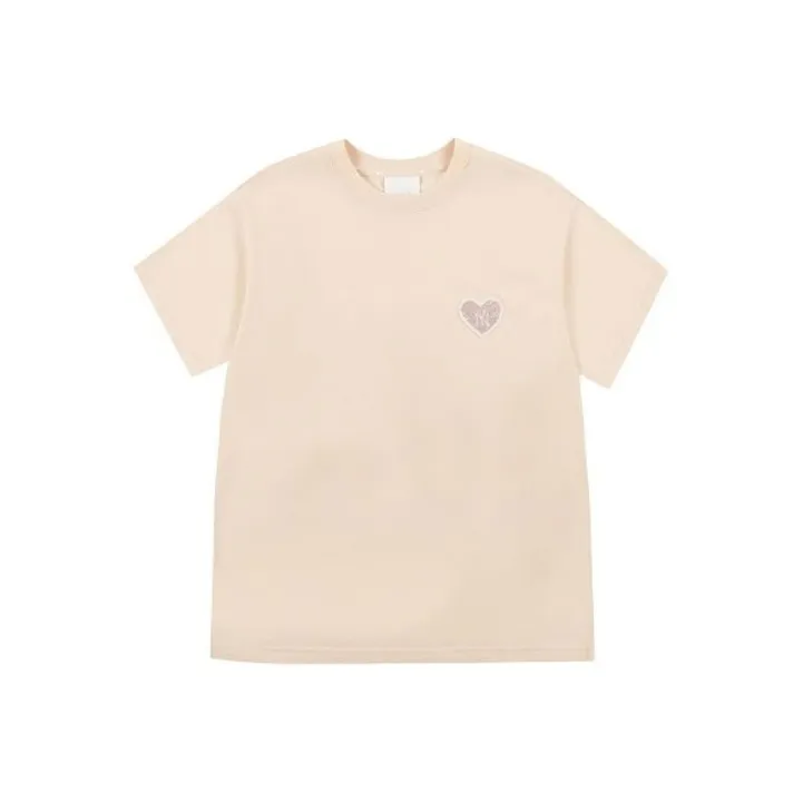 MLB Set in Sleeve T Shirt Unisex Pink-0