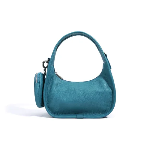 COURONNE Top Grain Cow Leather Crescent Bag Handbag Regular Women's Multicolor