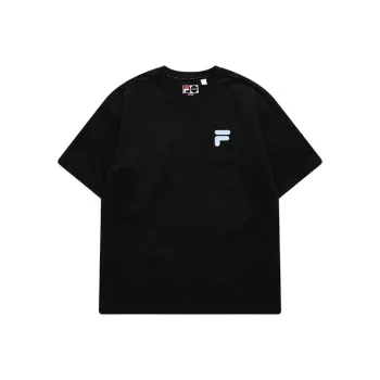FILA FUSION Sports Life Collection T Shirt Unisex Black