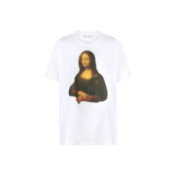 OFF WHITE Mona Lisa Series T Shirts Men White