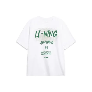 LiNing Sports Life Collection T Shirt Unisex White