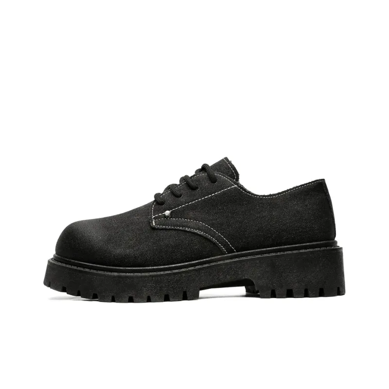 JKEM Men's Casual Shoes Men Low Top Black/Gray-0