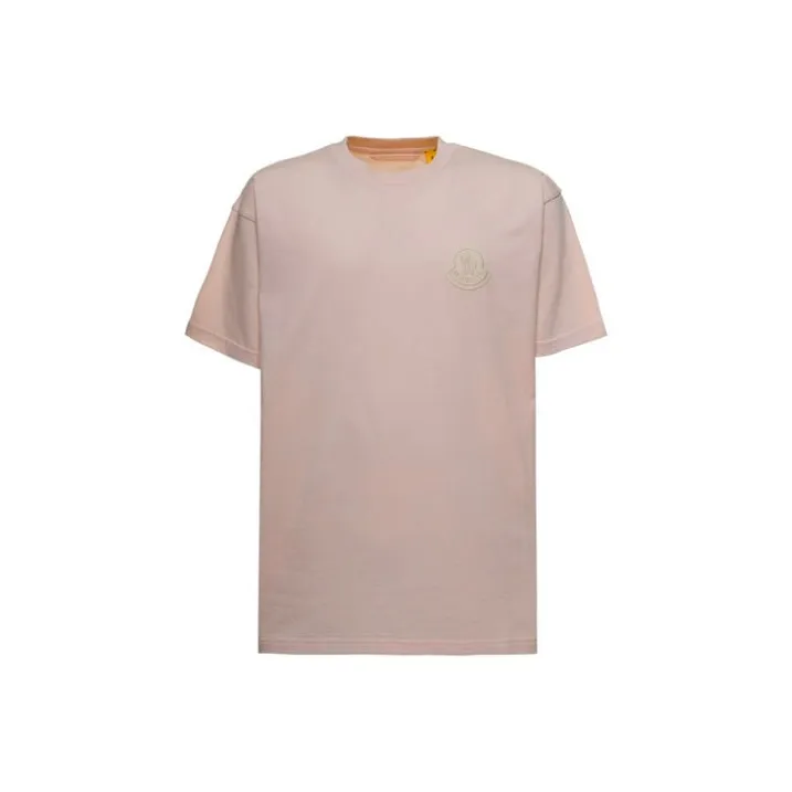 Moncler SS22 T Shirt Men's Light Pink-0