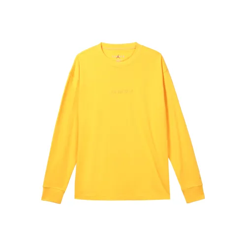 JORDAN Wordmark T Shirts Men Yellow