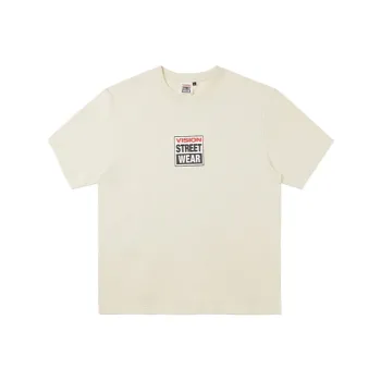 Vision Street Wear Drop Shoulder Sleeve T Shirt Unisex Gravel Color
