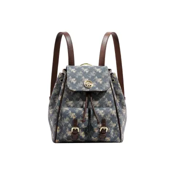 H YXIANG PVC Polyvinyl Chloride Backpack Regular Women's Blue