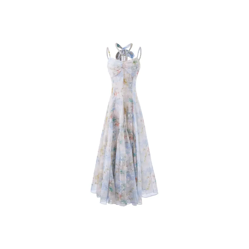 TENNE GIRL Slip Dress Women's Light Blue-1