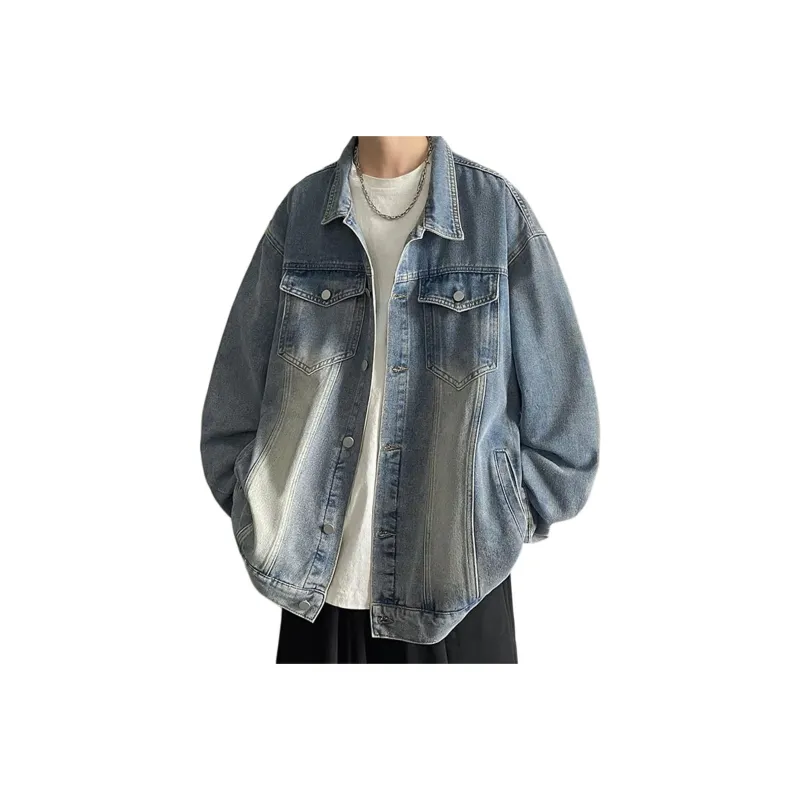 KIRHNE Denim Jacket Unisex Black-5