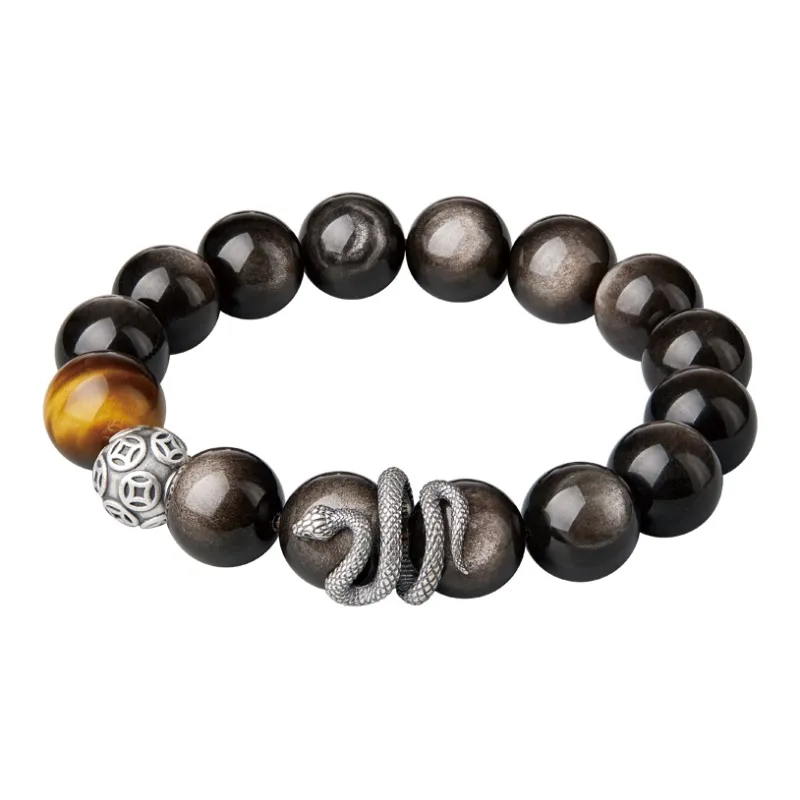 Yi Mingju Obsidian Bracelets Unisex-0
