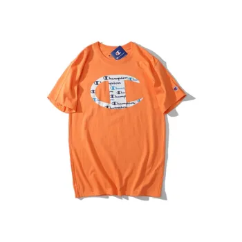 Champion T Shirt US Version Unisex Orange Red