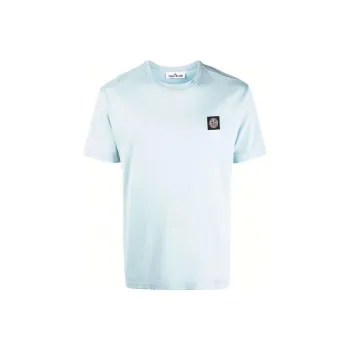 STONE ISLAND T Shirt Men's Light Blue