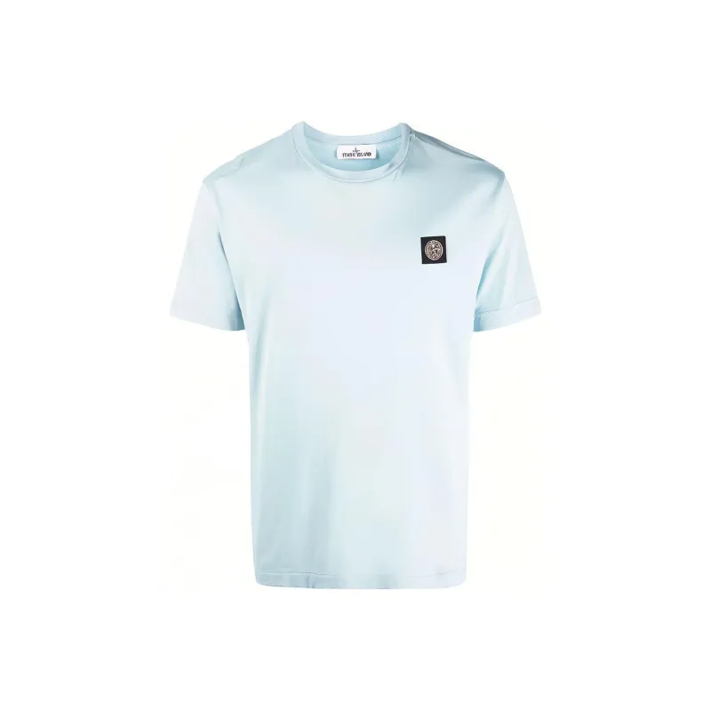 STONE ISLAND T Shirt Men's Light Blue-0
