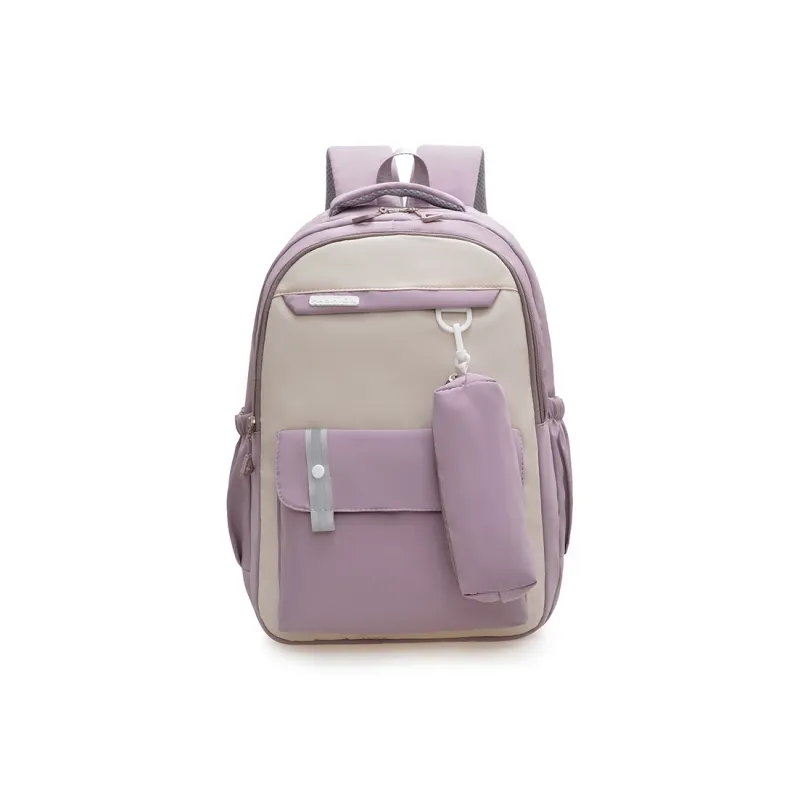 Yalu Nylon Backpack Regular Unisex Blue/Black/Pink/Purple/Red-10