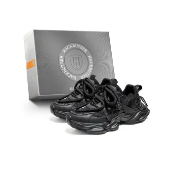 HACKBUTEER Low Top Chunky Sneakers Men's Box Included