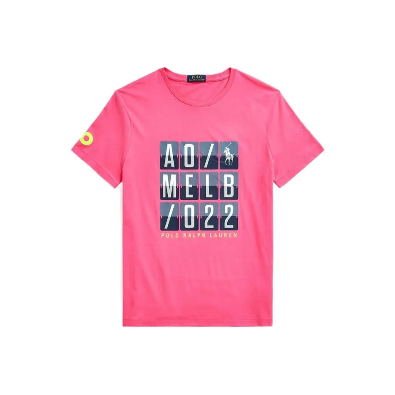 Polo Ralph Lauren T Shirts Men Pink-0