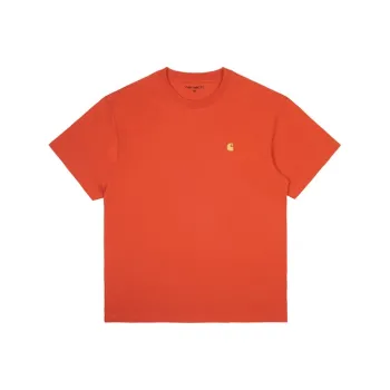 Carhartt WIP T Shirt Men's Orange Red