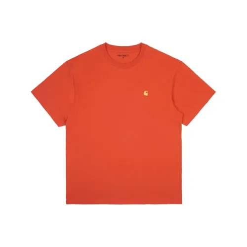 Carhartt WIP T Shirt brulee Men's Orange Red