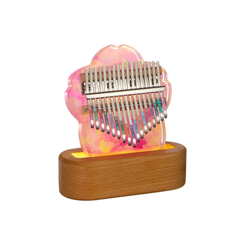 CEGA Acrylic Kalimba Fully Transparent Appearance 17/21 Keys Thumb Piano-22