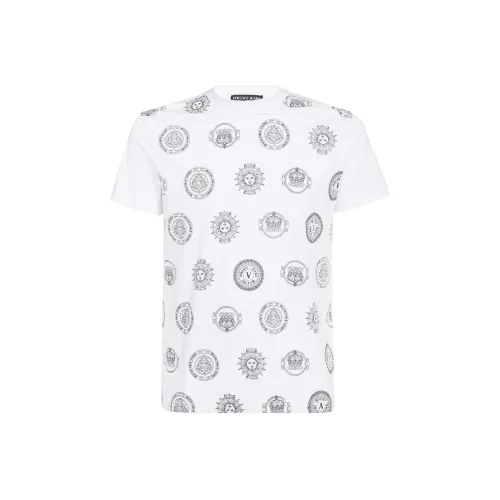 VERSACE JEANS COUTURE Medusa print Cotton T shirt