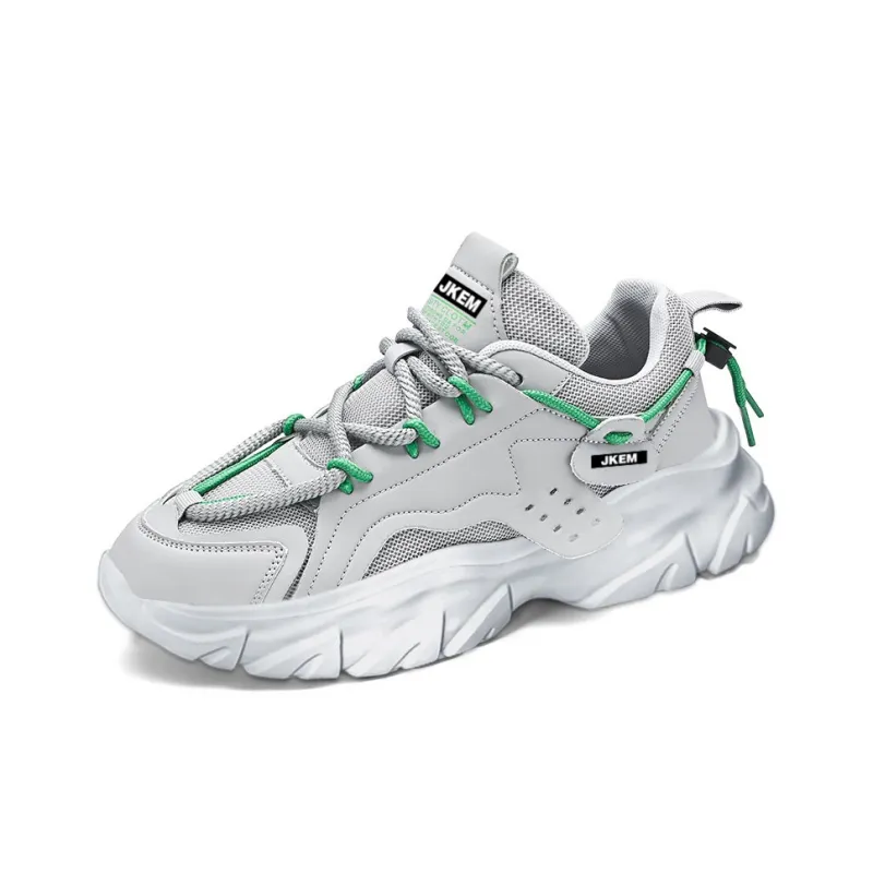 JKEM Height Increasing Lightweight Breathable Low Top Chunky Sneakers Men's-49