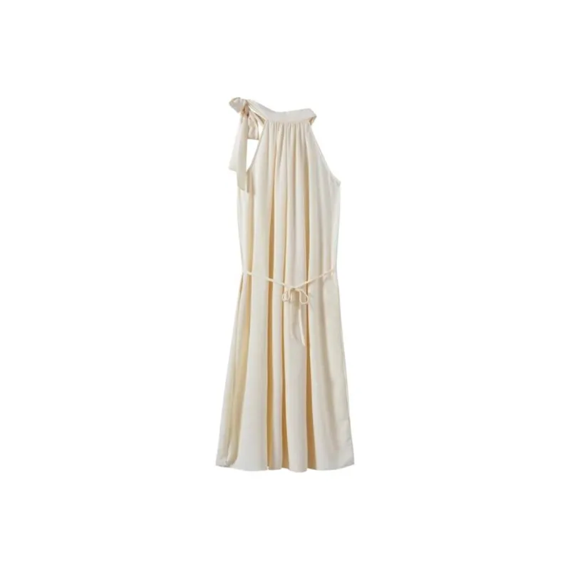 ABBY GODDESS Sleeveless Dress Women's Ecru-1