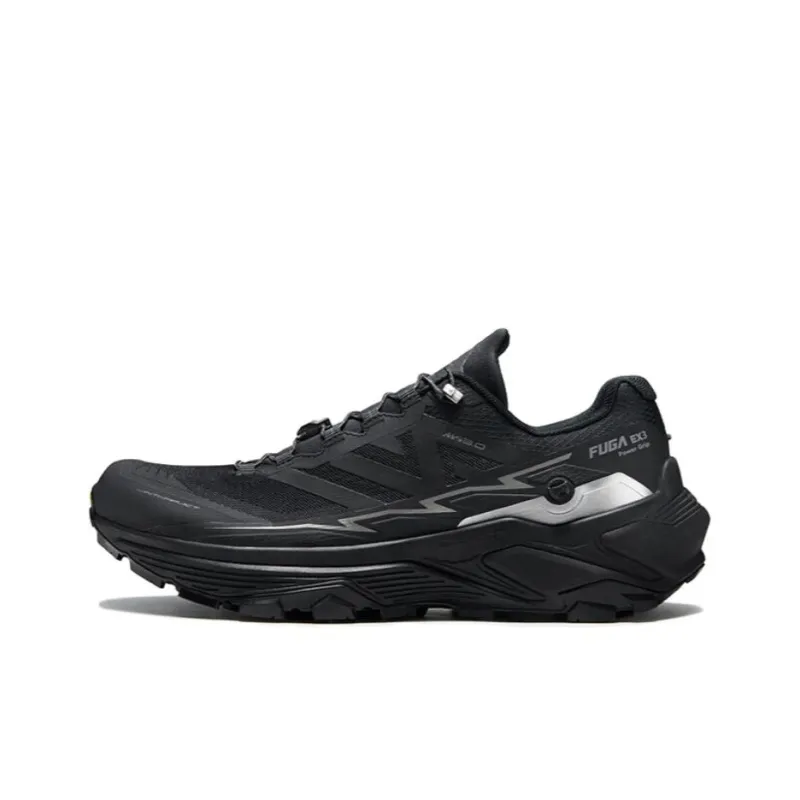 KAILAS FUGA Anti Slip Wear Resistant Mid Top Trail Running Shoes Men's Ink Black Wide Last Fit-0