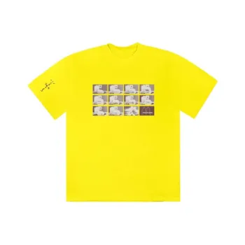 Travis Scott X McDonald's Menu Mono Logo Ii T Shirt Yellow