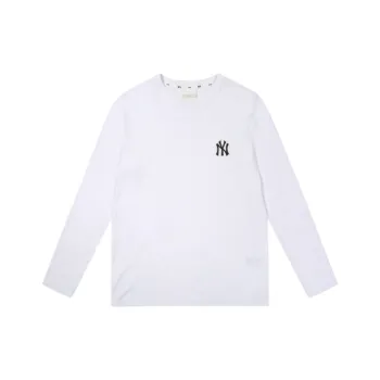 MLB Straight Long Sleeved T Shirt Unisex White